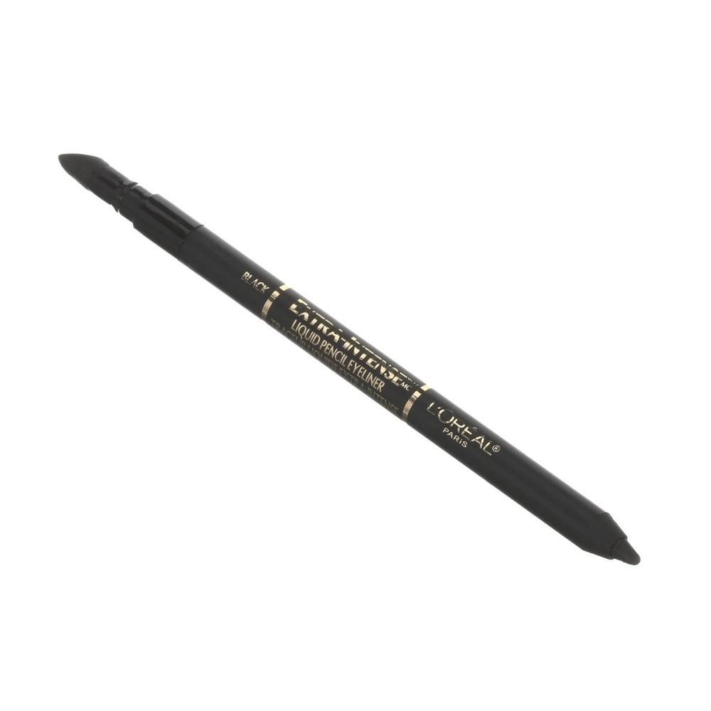 L'Oreal Paris Extra Intense Liquid Pencil Eyeliner 798 Black Noir with Smudger - Picture 6 of 6